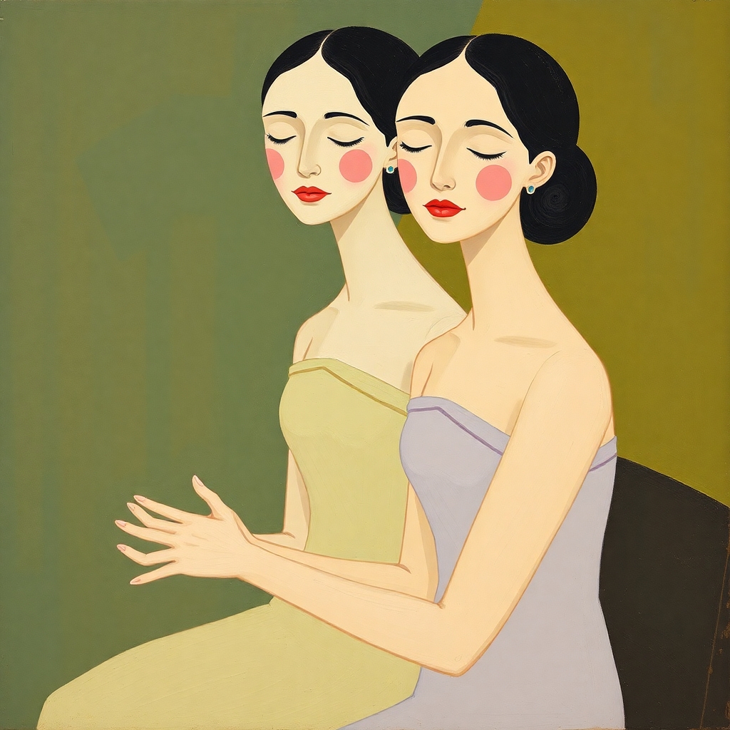 Two happy women sitting together, illustrating how Music Stimulates the Release of Dopamine.