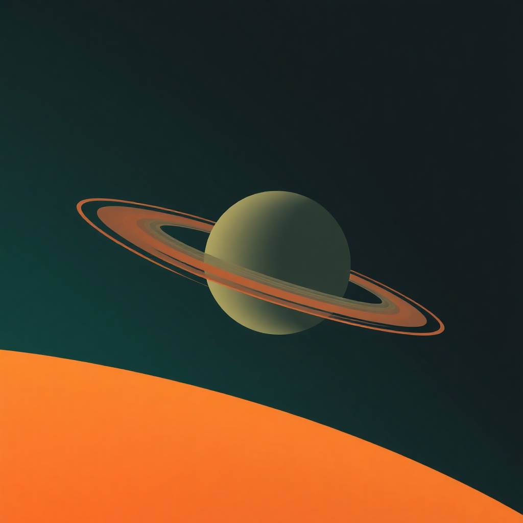 A cartoon drawing of planet Saturn in outer space, reflecting the idea that There Are Many Types of Critique - Choose Wisely.