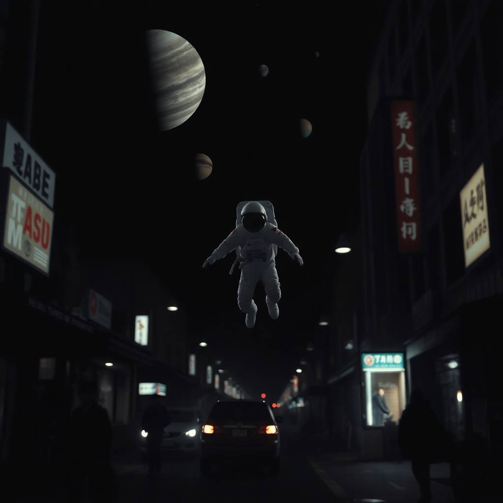An Astronaut, symbolizing how to Network for artists(Without Selling Your Soul)