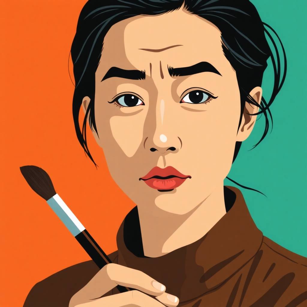An artist girl who symbolizes that artistic talent is overrated